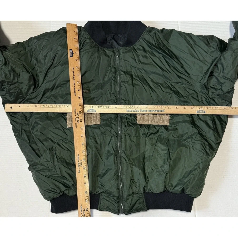 COLUMBIA Omni-Tech - Men's Vintage 3-in-1 Green Hunting Jacket Coat - X-Large XL